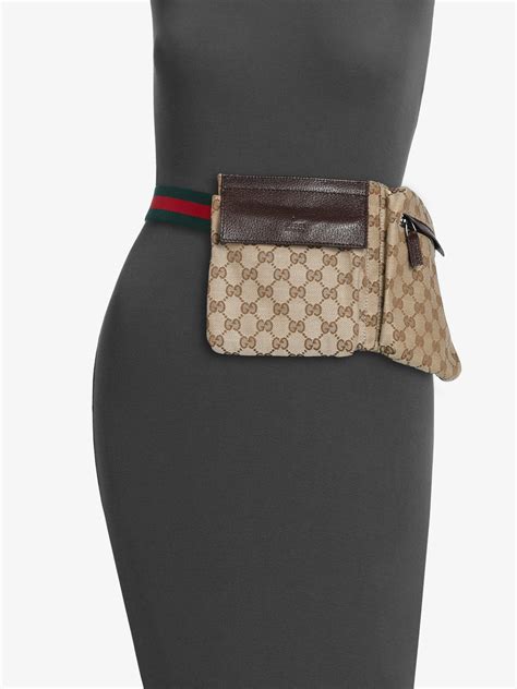 waist pouch bag gucci|gucci belt bag original price.